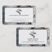 Rustic Birch Tree, Appointkaart Afsprakenkaartje (Voorkant / Achterkant)