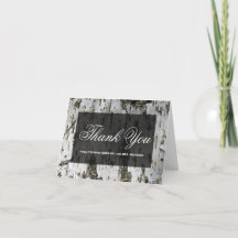 Rustic Birch Tree Bark Modern Wedding