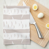 Rustic Birch Tree Pattern Theedoek (Quarter Fold)