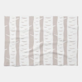 Rustic Birch Tree Pattern Theedoek (Horizontaal)