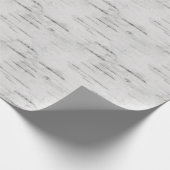 Rustic Birch Wood Patterned Cadeaupapier (Hoek)