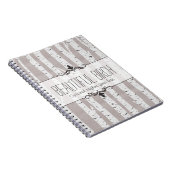 Rustic Birch Wood Trees & Branches Natural Modern Notitieboek (Rechterzijde)