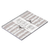 Rustic Birch Wood Trees & Branches Natural Modern Notitieboek (Linkerzijde)