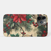 Rustic Bird en Poinsettia kerstpatroon (13) Case-Mate iPhone Case (Achterkant (horizontaal))