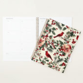 Rustic Bird en Poinsettia kerstpatroon (14) Planner (Display)