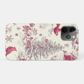 Rustic Bird en Poinsettia kerstpatroon (17) Case-Mate iPhone Case (Achterkant (horizontaal))