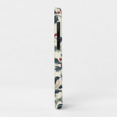 Rustic Bird en Poinsettia kerstpatroon (18) Case-Mate iPhone Case (Achterkant/links)