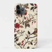 Rustic Bird en Poinsettia kerstpatroon (22) Case-Mate iPhone Case (Achterkant)