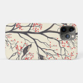 Rustic Bird en Poinsettia kerstpatroon (5) Case-Mate iPhone Case (Achterkant (horizontaal))