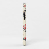 Rustic Bird en Poinsettia kerstpatroon (5) Case-Mate iPhone Case (Achterkant/rechts)