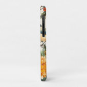 Rustic Bird en Poinsettia kerstpatroon (9) Case-Mate iPhone Case (Achterkant/links)