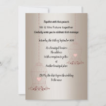 RUSTIC BIRDCAGE GOLD BRONZE WEDDING CUSTOM