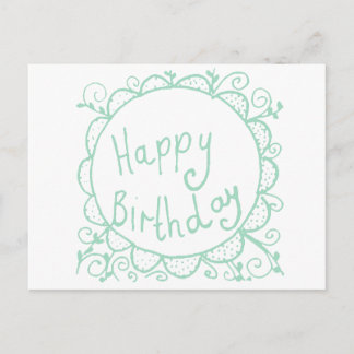 Rustic Birthday Briefkaart