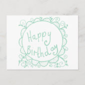 Rustic Birthday Briefkaart (Voorkant)