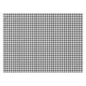 Rustic Black en White Gingham | geruit Tafelkleed (Voorkant (Horizontaal))