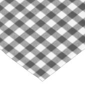 Rustic Black en White Gingham | geruit Tafelkleed (Gekanteld)