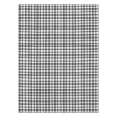 Rustic Black en White Gingham | geruit Tafelkleed (Voorkant)
