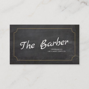 Rustic Black  handgeschreven Script Typografie Visitekaartje
