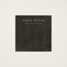 Rustic Black Stud Earring Display Kaart