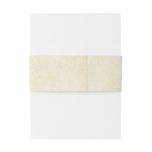 Rustic Black Vlourish Parchment Wedding Uitnodigingen Wikkel (Achterkant Voorbeeld)