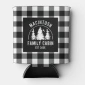 Rustic Black White Buffalo Plays Bossen personalis Blikjeskoeler (Voorkant)