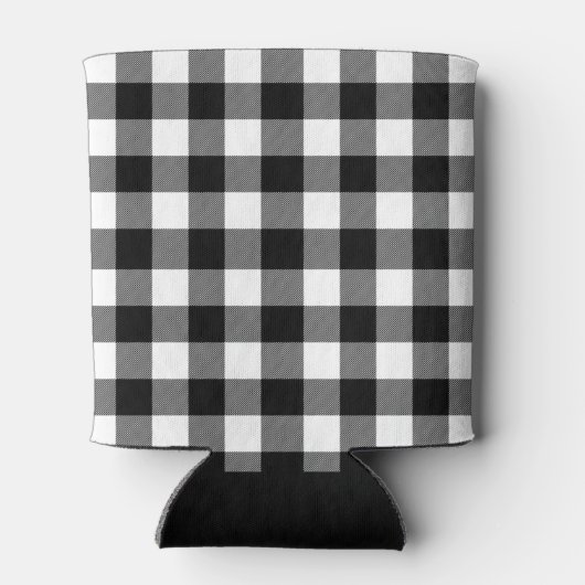 Rustic Black White Buffalo Plays Bossen personalis Blikjeskoeler (Achterkant)