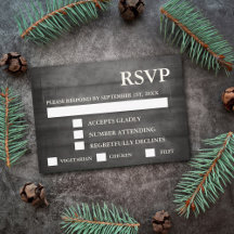 Rustic Black Wood String Lights RSVP Meal