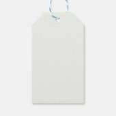 Rustic Blauw & Salie Eucalyptus Dank je Cadeaulabel (Achterkant)