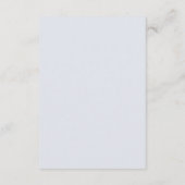 Rustic Blauwe Berg Waterverf Bruiloft RSVP Kaart (Achterkant)