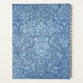 Rustic Bleaching Damask Denim Name Planner (Achterkant)