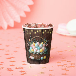 Rustic Bloemstuk Pasen Eieren Baby Shower Papieren Bekers