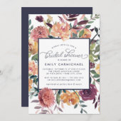 Rustic Bloom Bridal Shower Kaart (Voorkant / Achterkant)