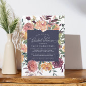 Rustic Bloom Bridal Shower Kaart