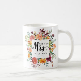 Rustic Bloom | BRUILOFT DE NIEUWE MRS Typografie Koffiemok