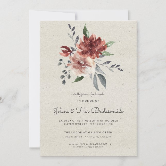 Rustic Bloom | Floral Bridesmaid Brunch (Voorkant)