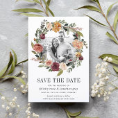 Rustic Bloom | Foto Save the Date Kaart