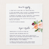 Rustic Bloom Lip Product Distributeur Tips & Trick Visitekaartje (Binnenkant ongevouwen)