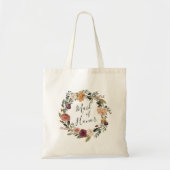 Rustic Bloom | Maid of Honor Tote Bag (Voorkant)