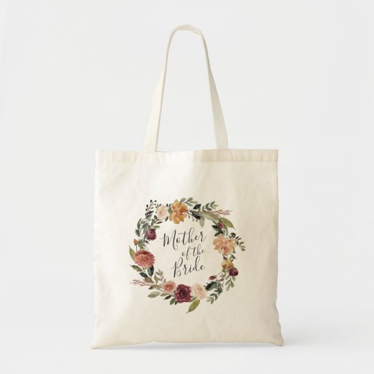 Rustic Bloom | Moeder van de Bride Tote Bag (Voorkant)