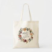 Rustic Bloom | Moeder van de Groom Tote Bag (Voorkant)