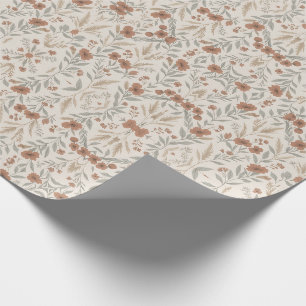 Rustic Bloom Moederdag Cadeaupapier