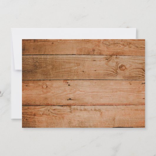 Rustic Bloom Sunflower Baby shower-uitnodiging (Achterkant)