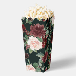 Rustic Bloom | Terracotta en Marasala rood patroon Bedankdoosjes