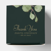 Rustic Bloom | Terracotta en Marsala Red Custom Bedankdoosjes (Bovenkant)