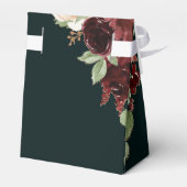 Rustic Bloom | Terracotta Marsala Liefde en Bedank Bedankdoosjes (Achterkant)