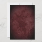 Rustic Bloom | Uitnodiging voor verlovingsfeest (Achterkant)