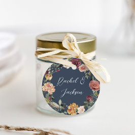 Rustic Bloom | Waterverf Wreath Wedding Bedankjes Labels