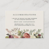 Rustic Bloom | Wedding Hotel Accommodatie Informatiekaartje (Voorkant)