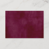 Rustic Bloom | Wedding Hotel Accommodatie Informatiekaartje (Achterkant)