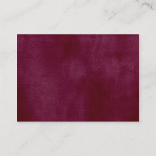 Rustic Bloom | Wedding Hotel Accommodatie Kaarten (Achterkant)